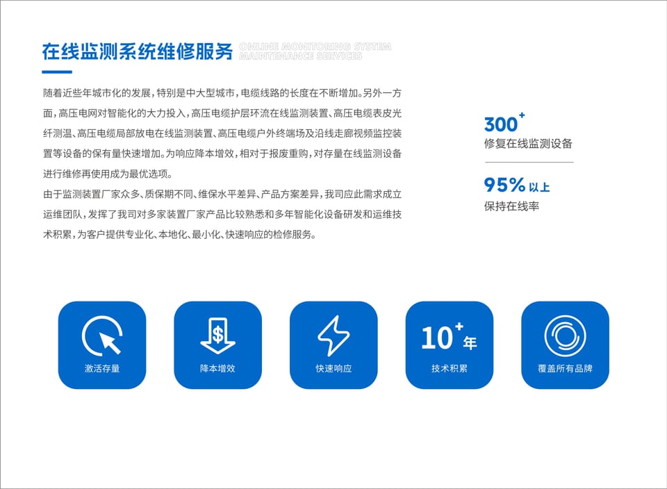 在线监测&视频监控维修服务